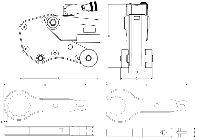 Open end spanner